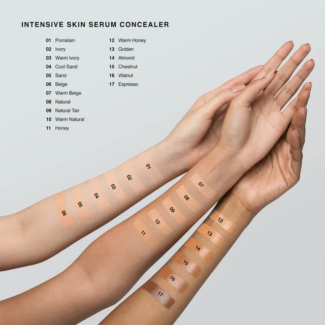 Serum concealer shades