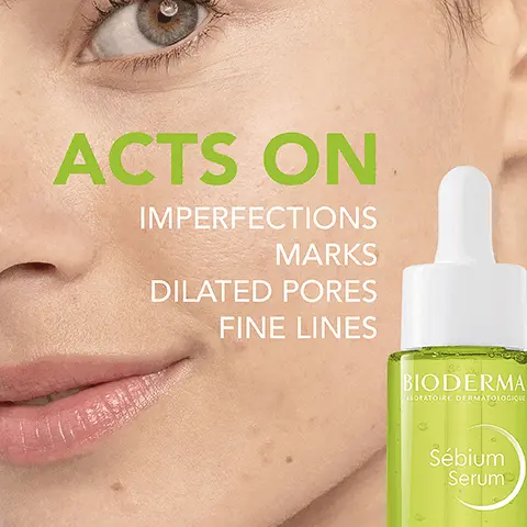 Recommended for acne-prone adult skin. Acts on imperfections, marks, dilated pores, fine lines. Sebium serum- hyaluronic acid, salicylic acid. 1,2,3 step regimen.