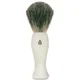 Бритвенная кисть с пластиковой ручкой белая eShave Long Shave Brush Plastic Handle White