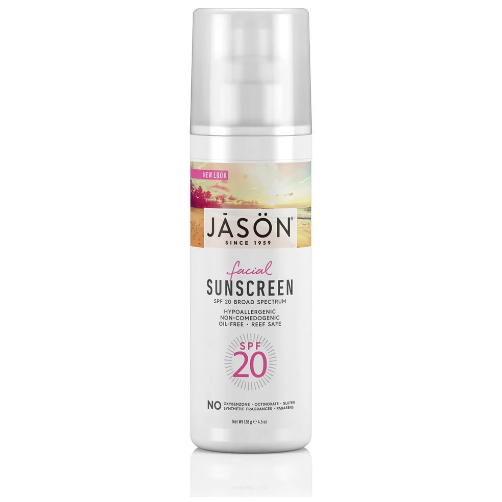 Солнцезащитное средство широкого спектра для лица JASON Facial Sunscreen Broad Spectrum SPF20 128 г Image 1