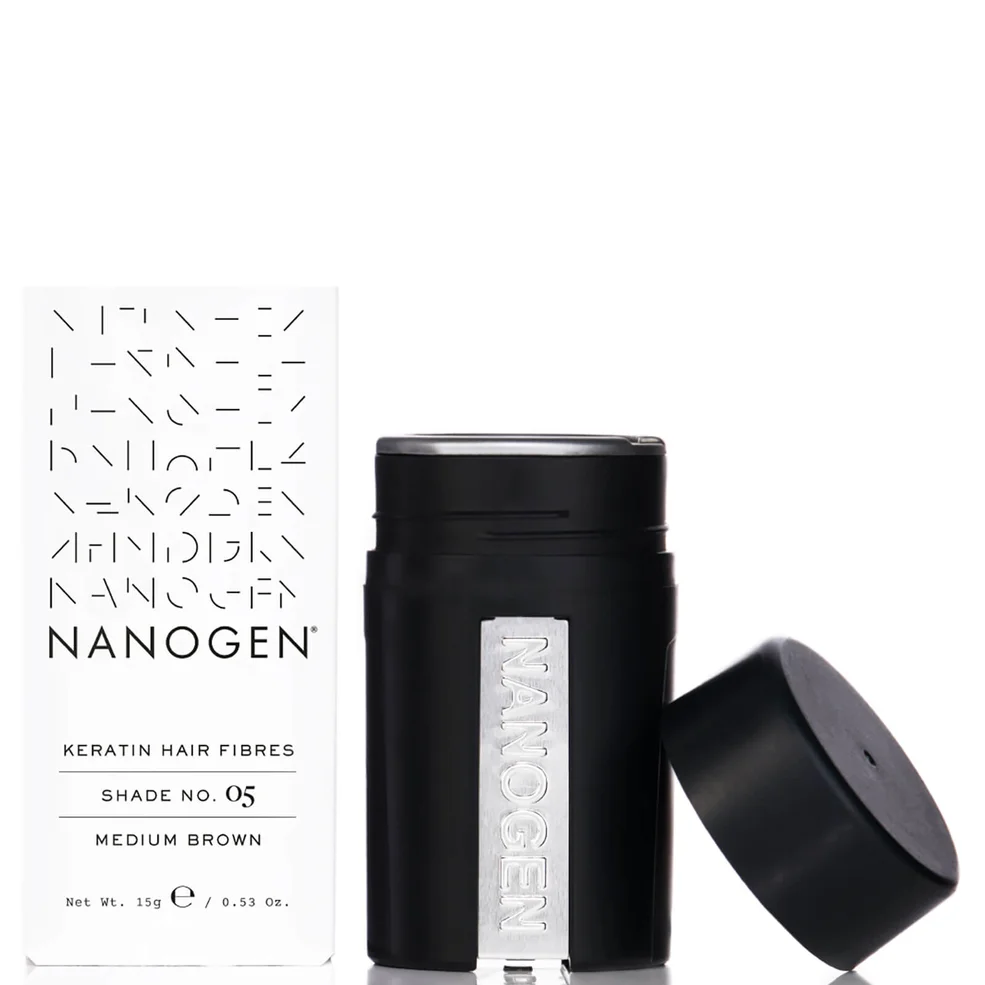 Nanogen Hair Thickening Fibres Medium Brown (15g) Image 1