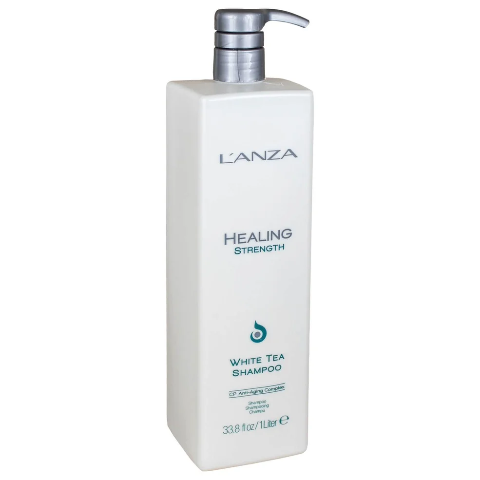 L'Anza Healing Strength White Tea Shampoo 1000ml Image 1
