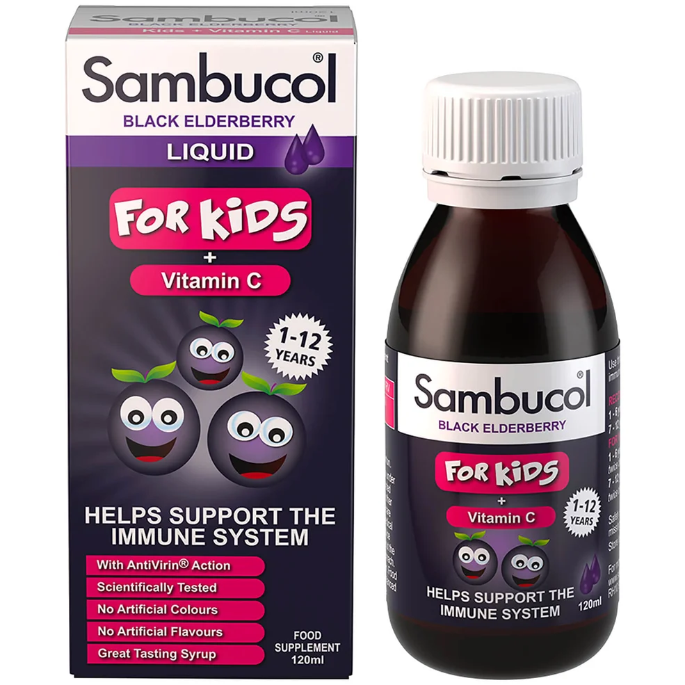Sambucol Kids для детей - Без ароматизаторов (120 мл) Image 1