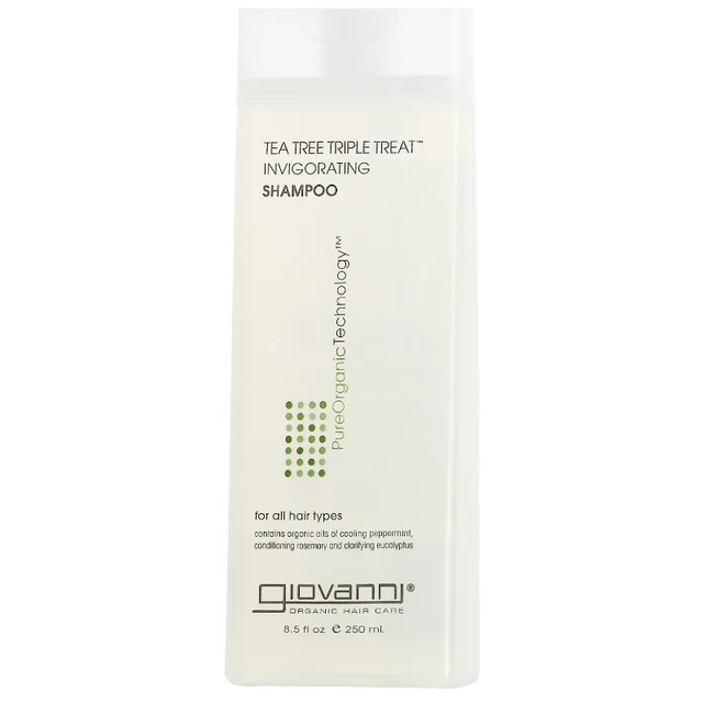 Шампунь для оживления волос с маслом чайного дерева Giovanni Tea Tree Triple Treat Shampoo 250 мл