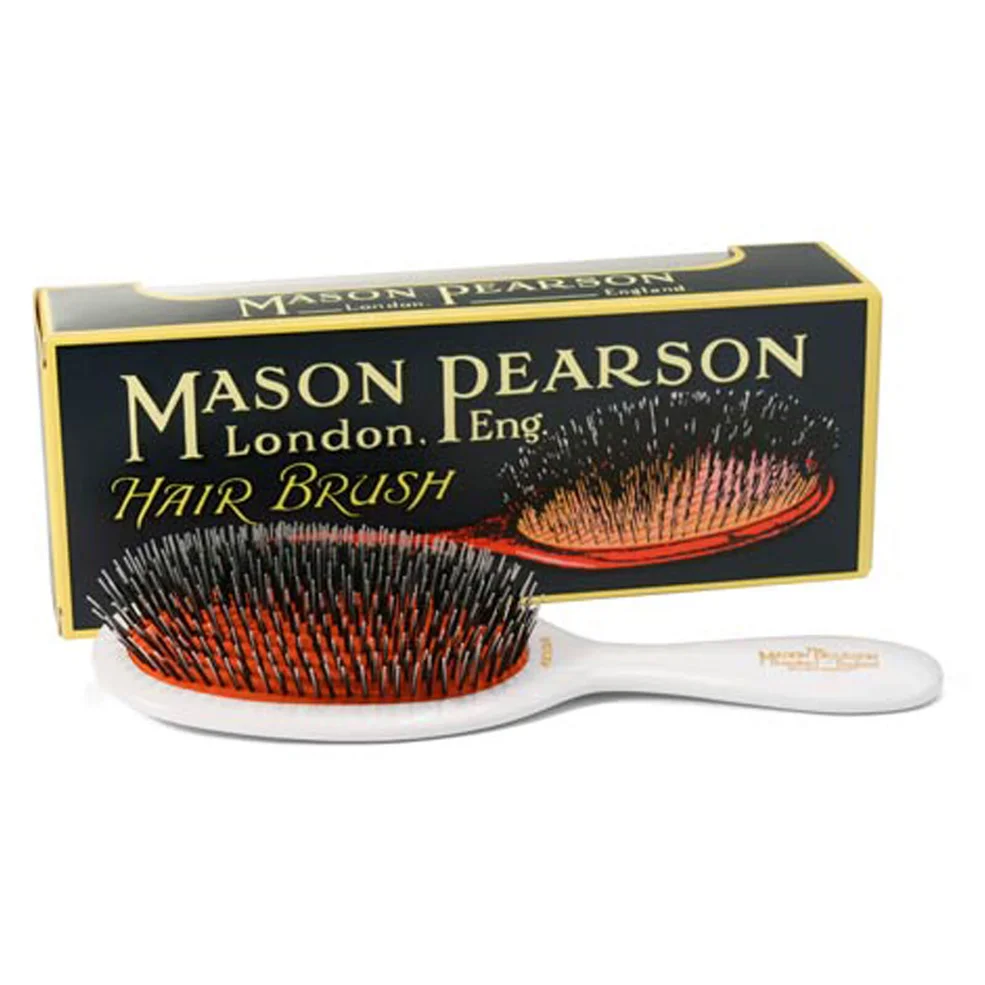 Mason Pearson Popular Bristle and Nylon Brush - BN1 - Ivory Image 1