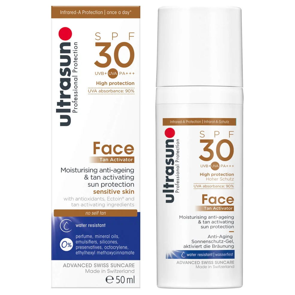Лосьон-ускоритель загара для лица Ultrasun Tan Activator for Face SPF30 50 мл Image 1