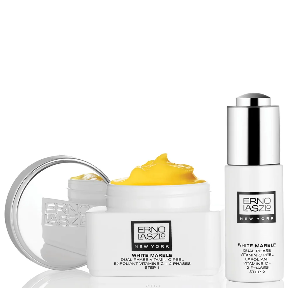 Двухфазный пилинг для лица с витамином С Erno Laszlo White Marble Dual Phase Vitamin C Peel Image 1
