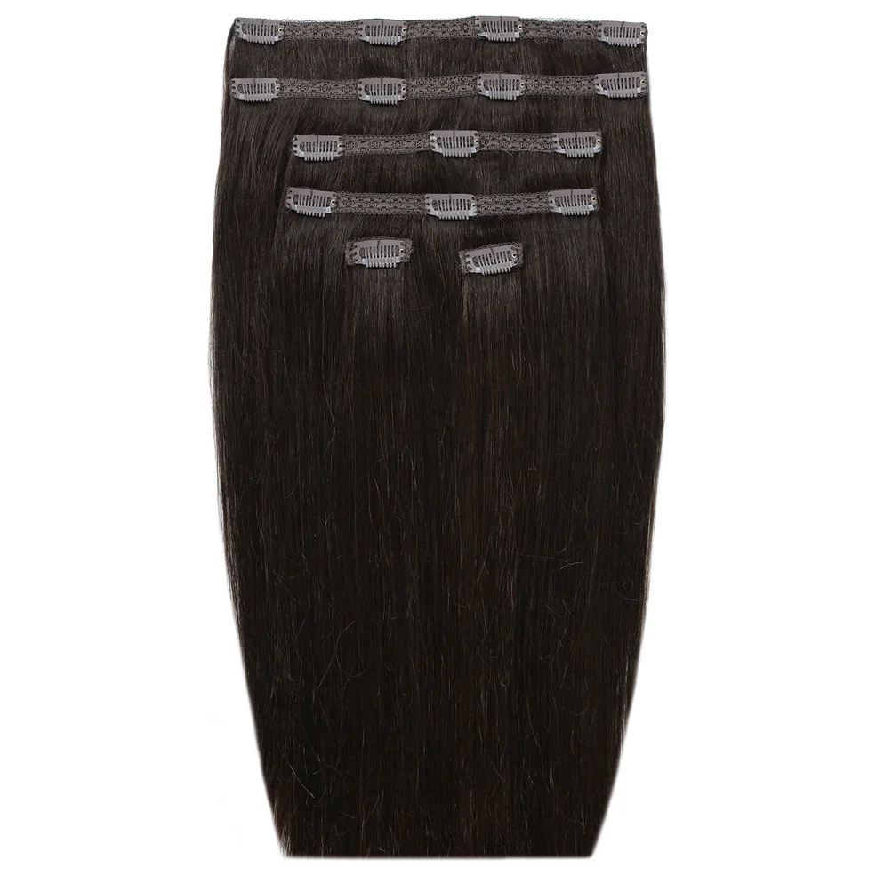 Beauty Works Double Hair Set 18 Inch Clip-In Hair Extensions (Various Shades) Image 1