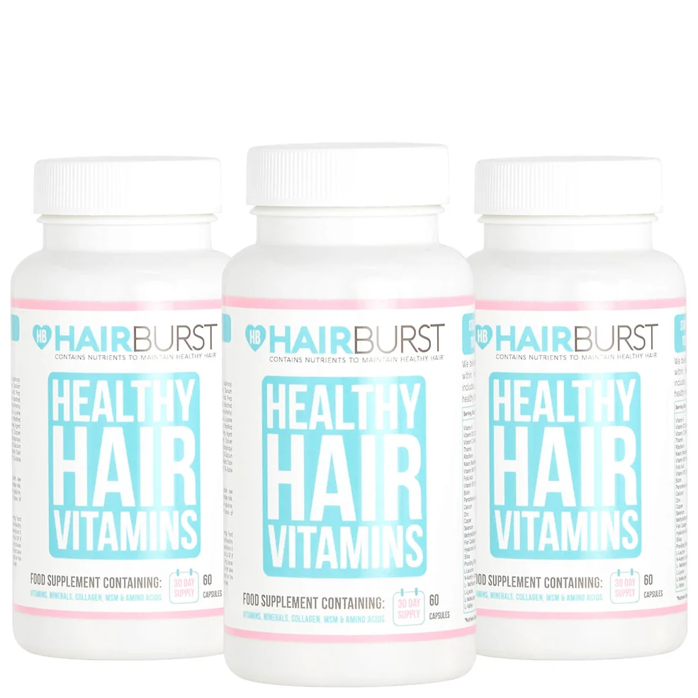 Hairburst 3 x 60 Capsules 3 Month Supply Image 1