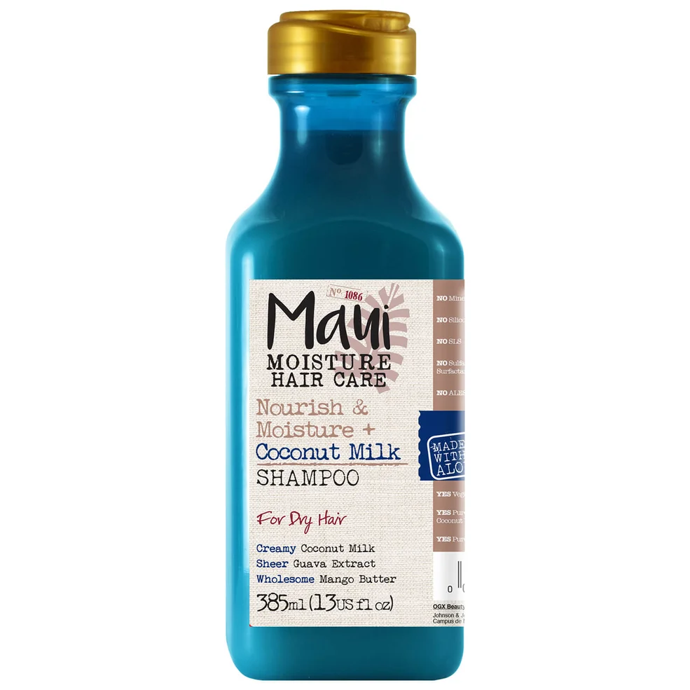 Maui Moisture Nourish and Moisture+ Coconut Milk Shampoo 385ml Image 1