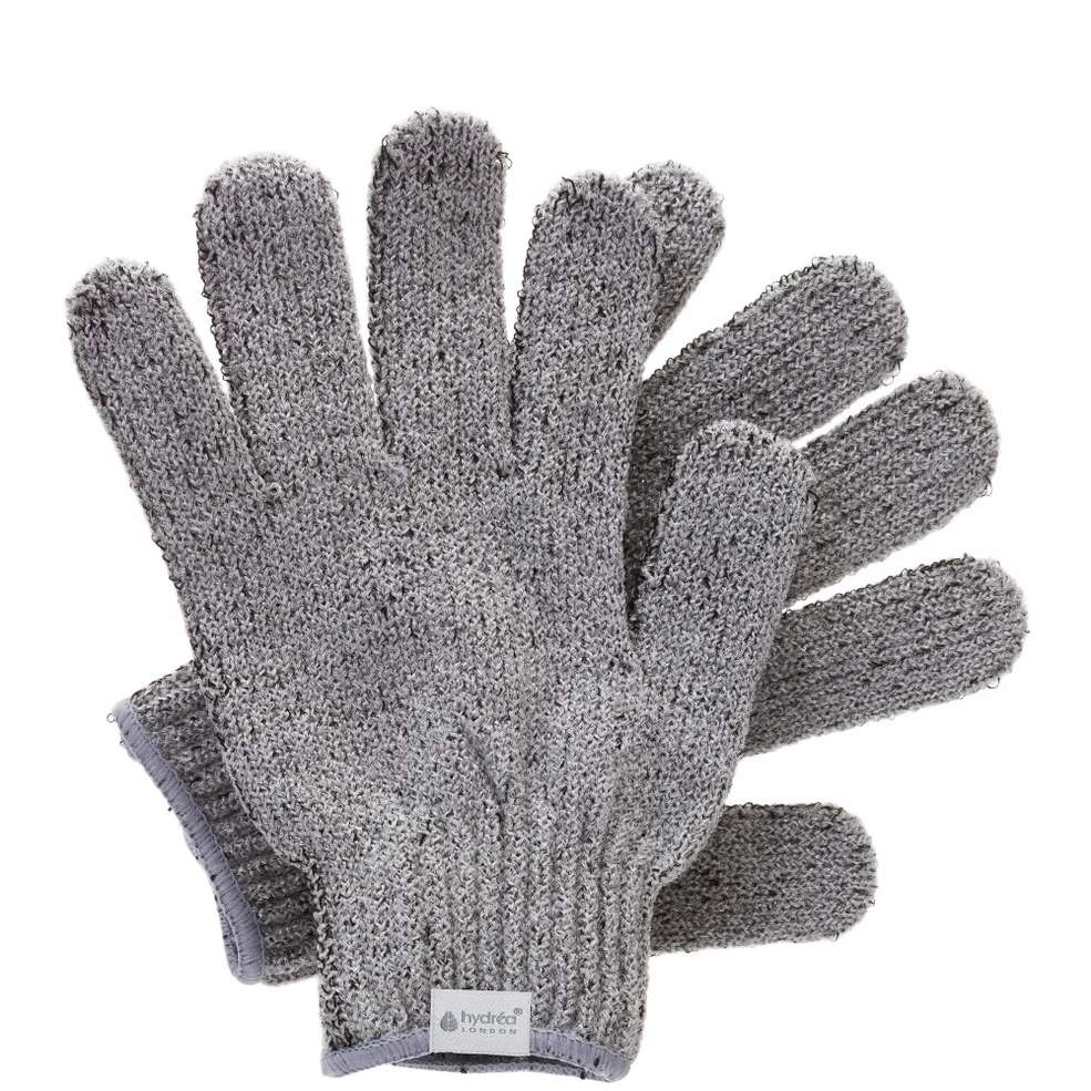 HYDREA LONDON CARBONIZED BAMBOO SHOWER GLOVES Image 1