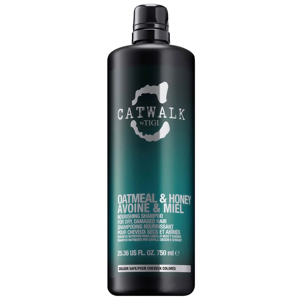 Шампунь для питания сухих и ломких волос TIGI Catwalk Oatmeal & Honey Nourishing Shampoo (750 мл) Image 1