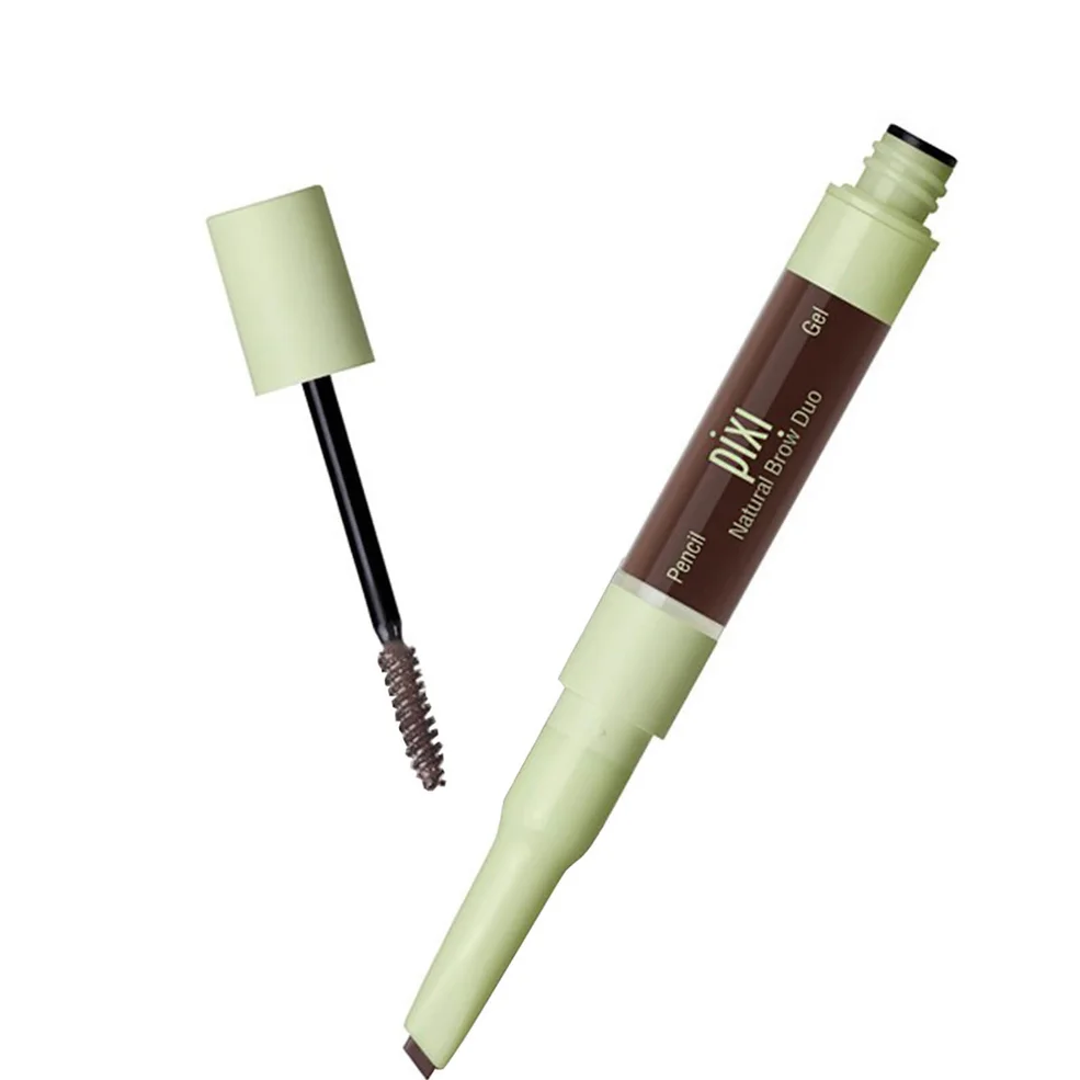 Карандаш и гель для бровей PIXI Natural Brow Duo — Deep Brunette Image 1
