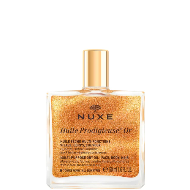 Золотое масло для лица, тела и волос NUXE Huile Prodigieuse Golden Shimmer Multi Usage Dry Oil 50 мл
