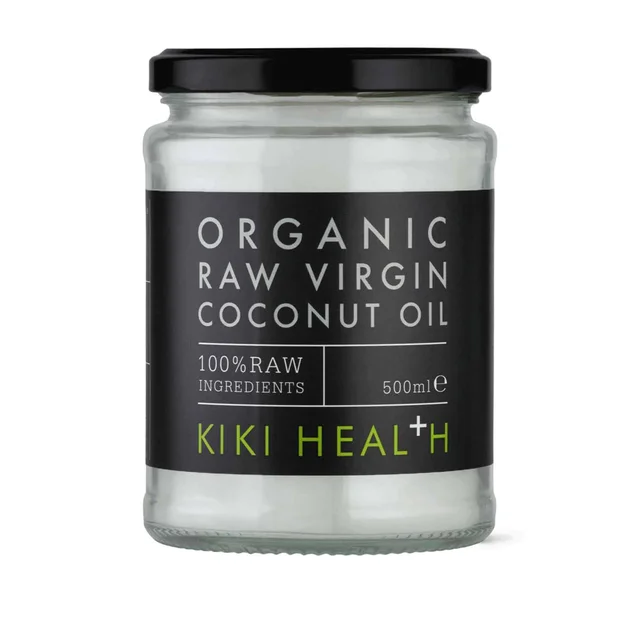 Органическое сырое нерафинированное кокосовое масло KIKI Health Organic Raw Virgin Coconut Oil 500 мл
