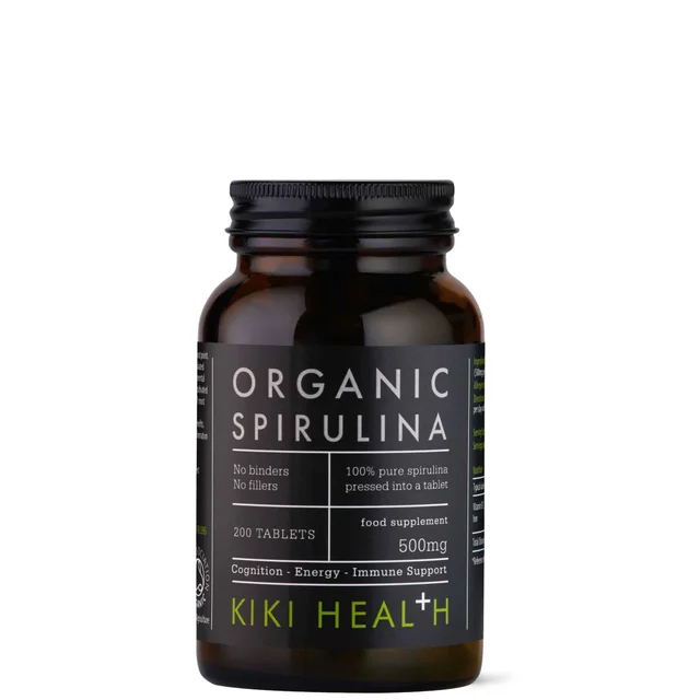 Органические таблетки со спирулиной KIKI Health Organic Spirulina Tablets (200 таблеток)