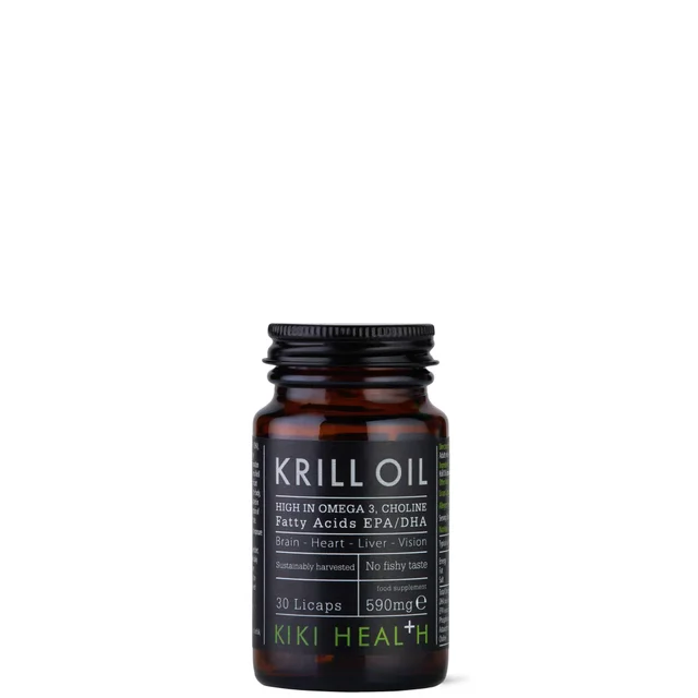 Масло морского криля в мягких капсулах KIKI Health Krill Oil Softgels (30 капсул)