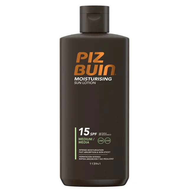 Увлажняющий солнцезащитный лосьон Piz Buin Moisturising Sun Lotion - Medium SPF15 200 мл