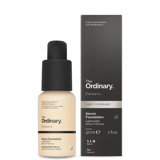 Тональная основа с SPF 15 The Ordinary Serum Foundation with SPF 15 гаммы The Ordinary Colours, 30 мл (различные оттенки)