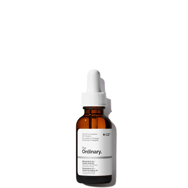 Антиоксидантная сыворотка с ресвератролом 3% и феруловой кислотой 3% The Ordinary Resveratrol Serum 3% + Ferulic Acid 3%