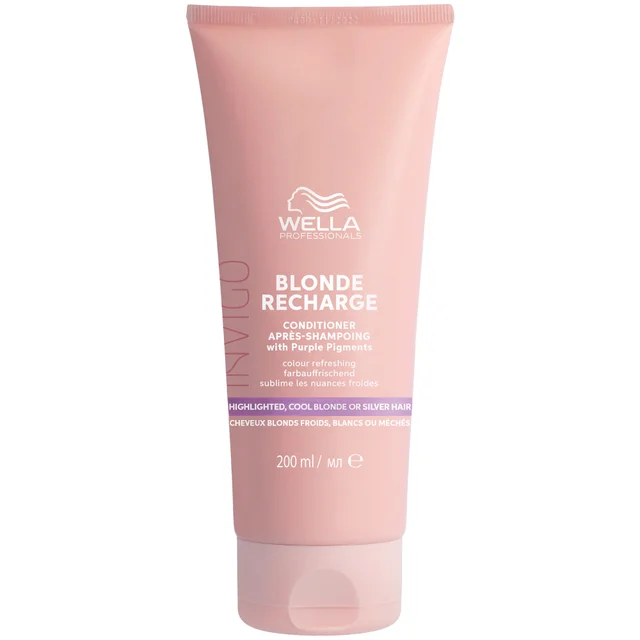 Оттеночный бальзам-уход для холодных светлых оттенков Wella Professionals INVIGO Blonde Recharge Cool Blonde Conditioner 200 мл