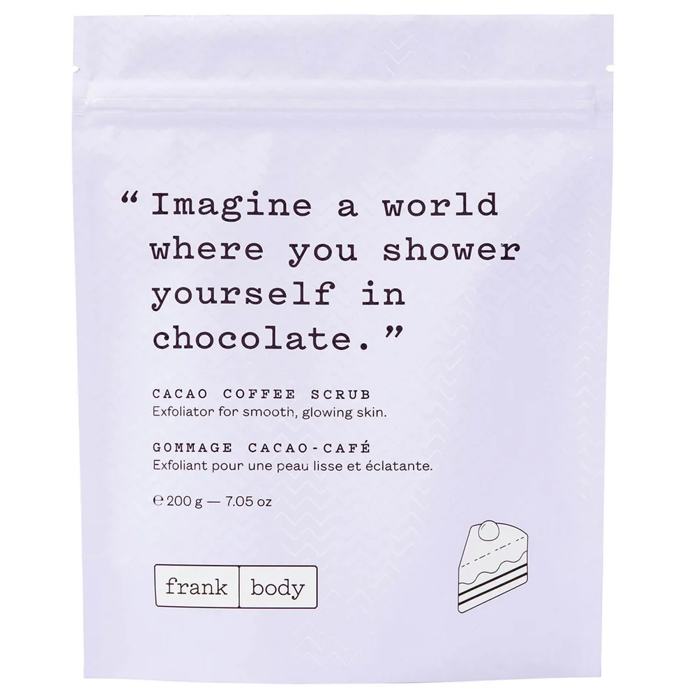 Какао-кофейный скраб для тела Frank Body Cacao Coffee Scrub 200 г Image 1