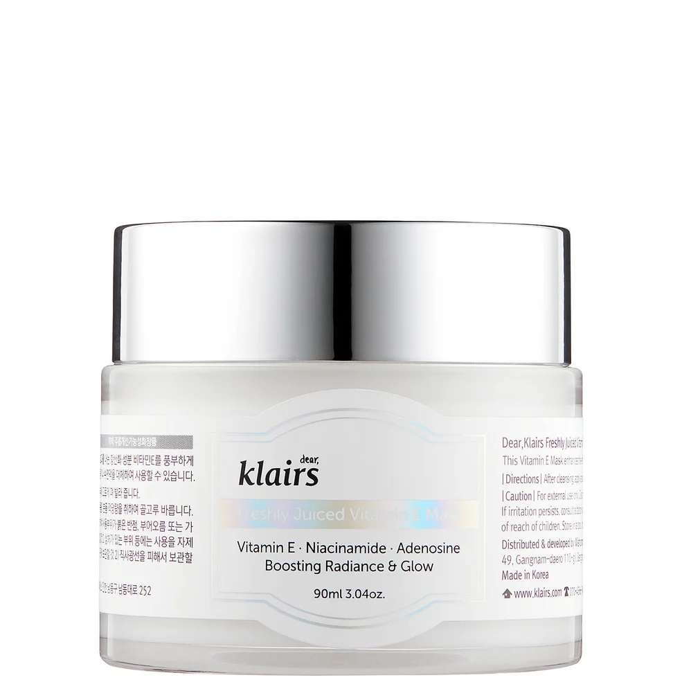 Dear, Klairs Freshly Juiced Vitamin E Mask 90ml Image 1