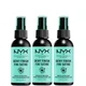 Набор фиксирующий спреев для макияжа NYX Professional Makeup Dewy Setting Spray, 3 шт
