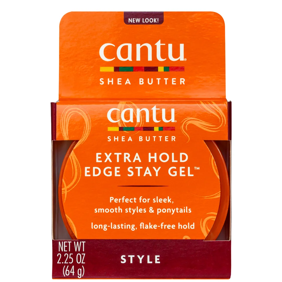 Cantu Shea Butter for Natural Hair Extra Hold Edge Stay Gel Image 1