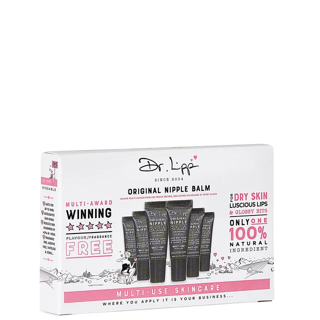 Набор бальзамов для губ Dr. Lipp Pack Of 6 Minis, Original Nipple Balm For Luscious Lips & Glossy Bits