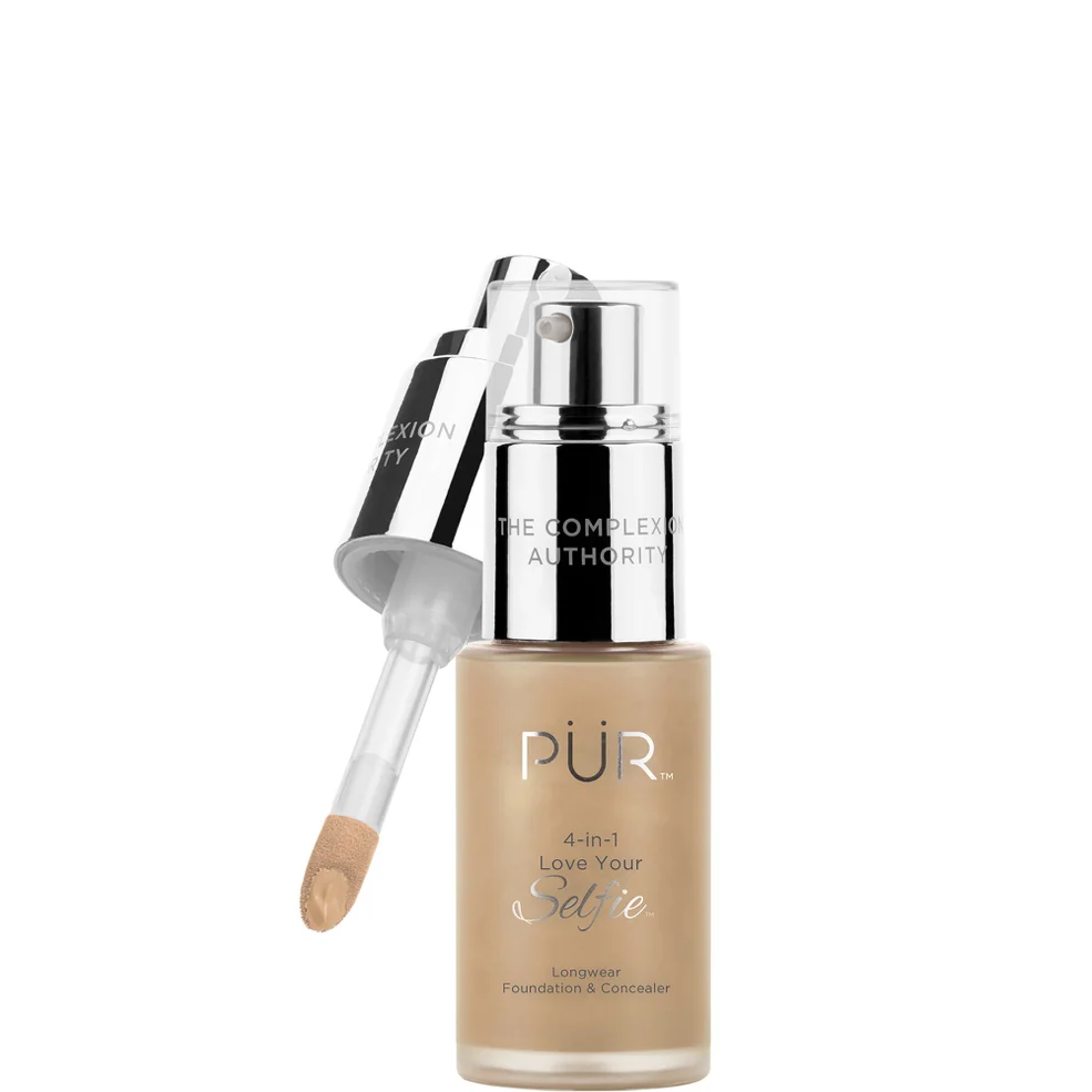 PÜR 4-in-1 Love Your Selfie Longwear Foundation and Concealer 30ml (Various Shades) Image 1