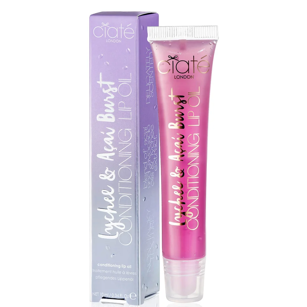 Ciaté London Fruit Burst Lip Oil - Lychee & Acai 10ml Image 1