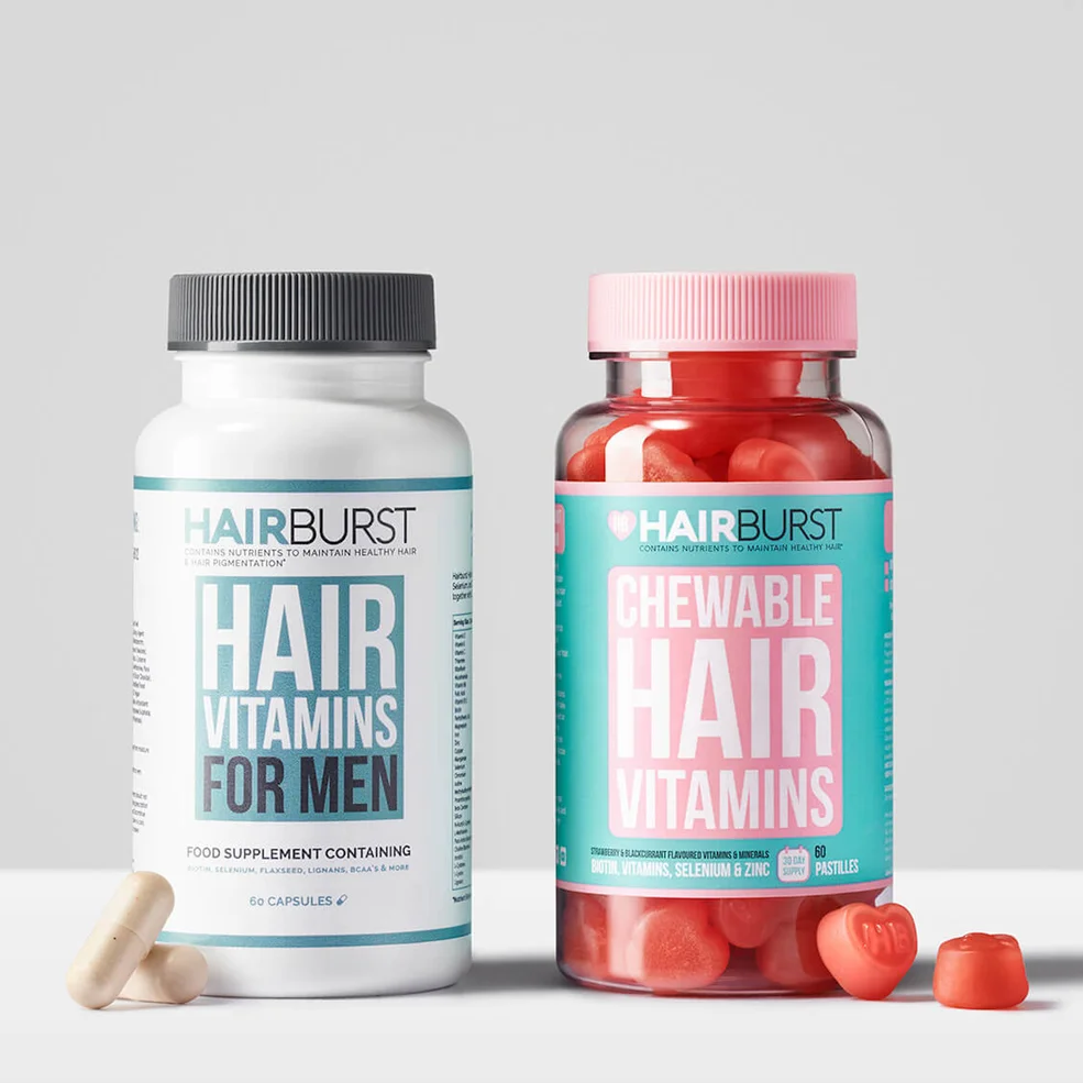 Hairburst His & Hers Hair Vitamin Bundle Image 1