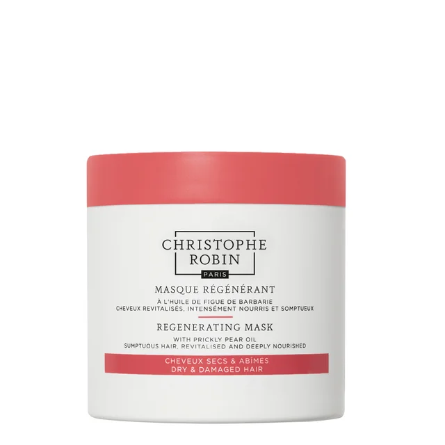 Восстанавливающая маска для волос Christophe Robin Regenerating Mask with Prickly Pear Oil, 250 мл