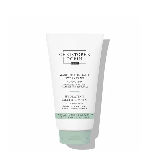 Тающая маска для волос с алоэ вера Christophe Robin Hydrating Melting Mask with Aloe Vera, 75 мл