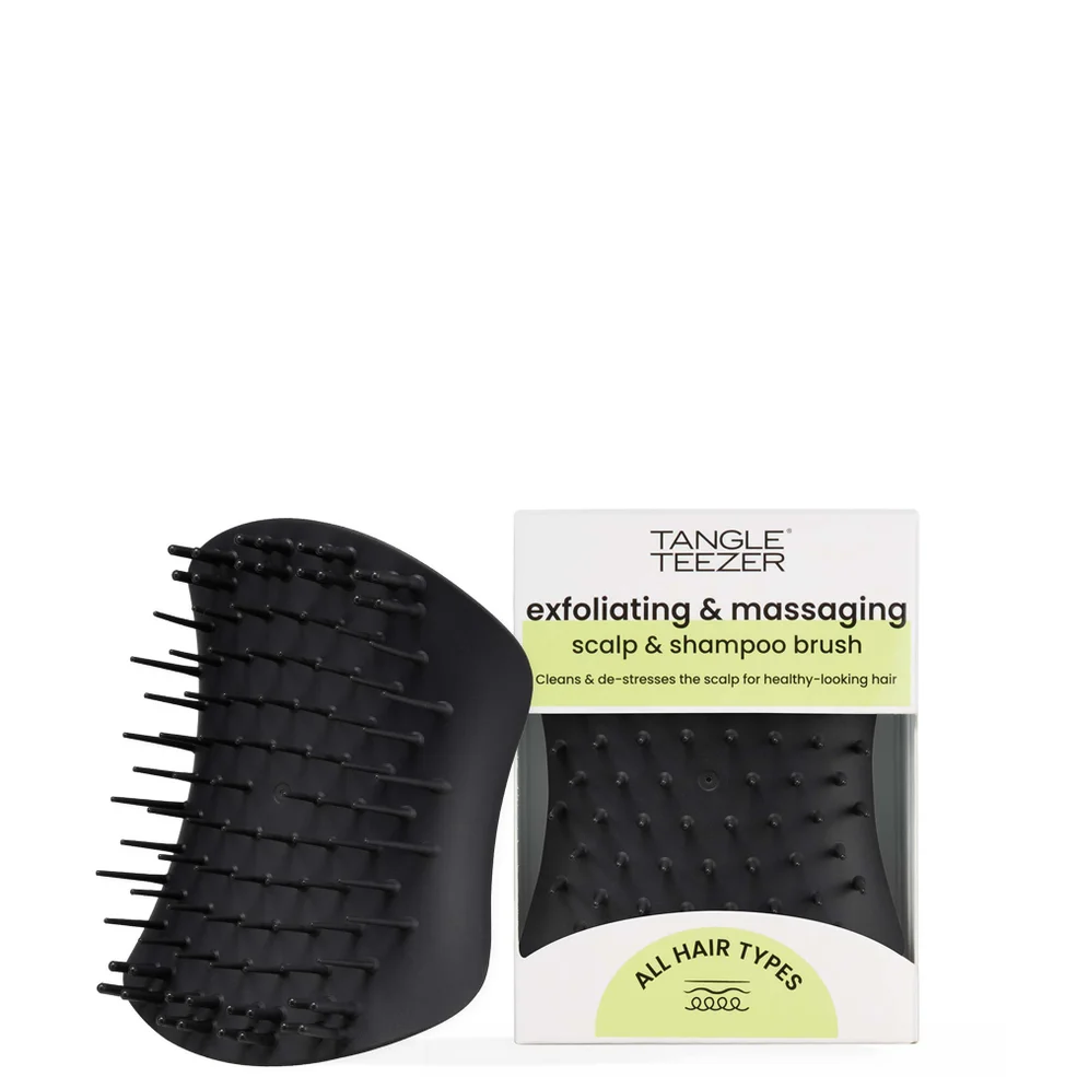 Tangle Teezer The Scalp Exfoliator and Massager - Onyx Black - Отшелушивающее и массажное средство для кожи головы - Onyx Black Image 1