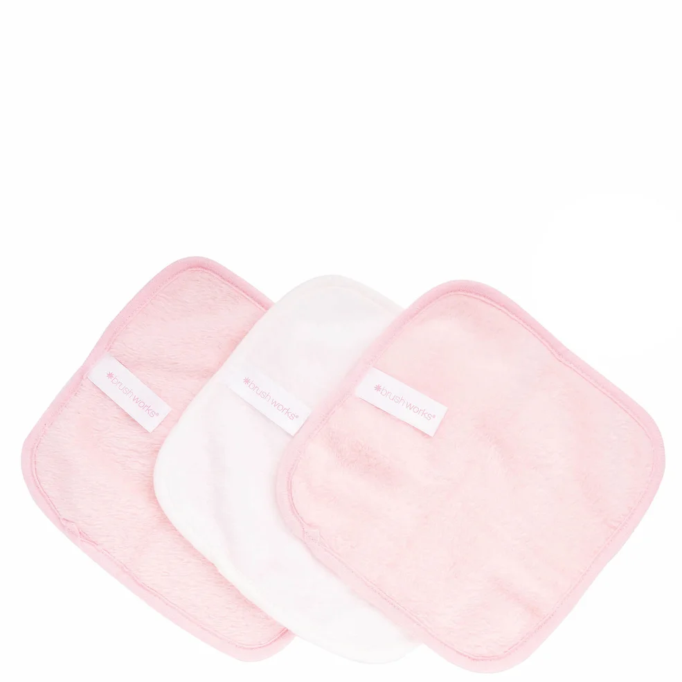 Салфетки для снятия макияжа brushworks Makeup Remover Cloths, 3 шт Image 1