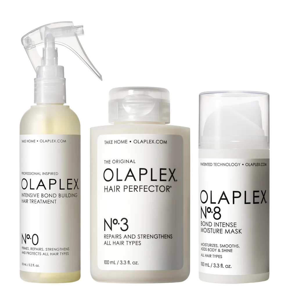 Набор для ухода за волосами Olaplex No.0, No.3 and No.8 Bundle Image 1