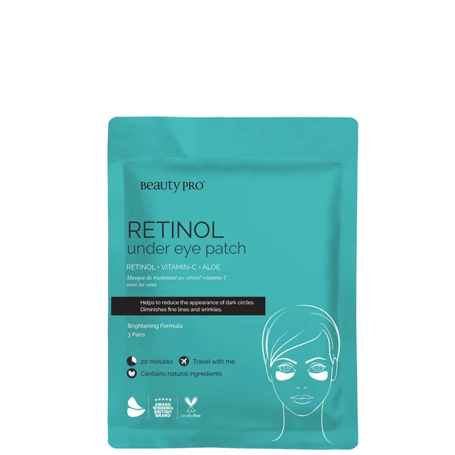 Патчи для глаз BeautyPro Retinol Under Eye Patch, 3 шт