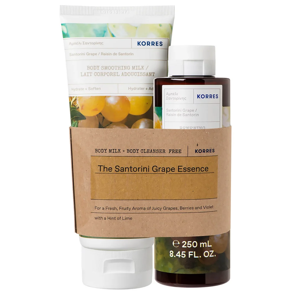 KORRES Santorini Grape Body Milk and Body Cleanser Duo Image 1