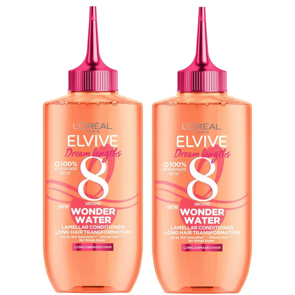 Эликсир для волос L'Oréal Paris Elvive Dream Lengths Wonder Water 8 Second Hair Treatment 200ml Duo Image 1