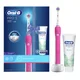 Электрическая зубная щетка и зубная паста Oral-B Pro 1 650 Electric Toothbrush and Toothpaste, оттенок Pink