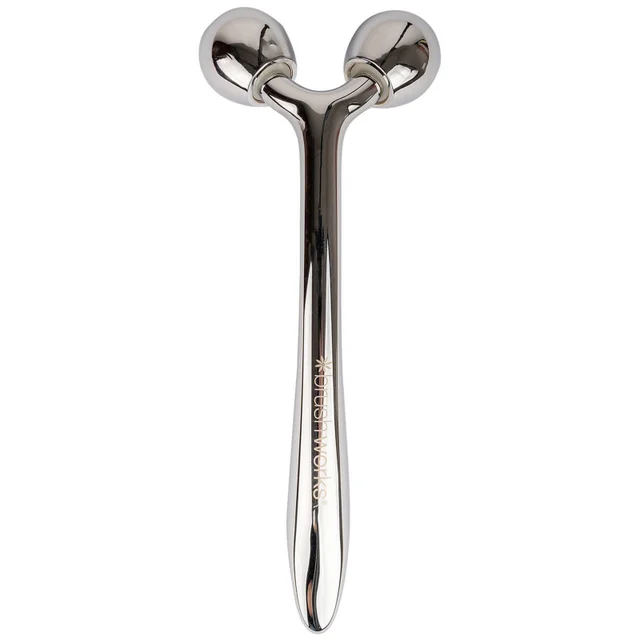 Ролик-массажер для скульптурирования лица Brushworks Face Sculpting Zinc Roller