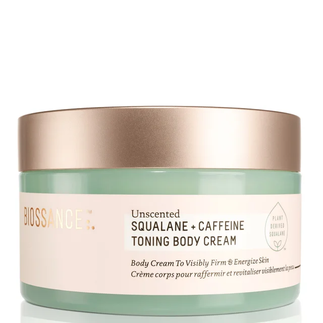 Крем для тела Biossance Squalane and Caffeine Toning Body Cream, аромат Unscented, 200 мл