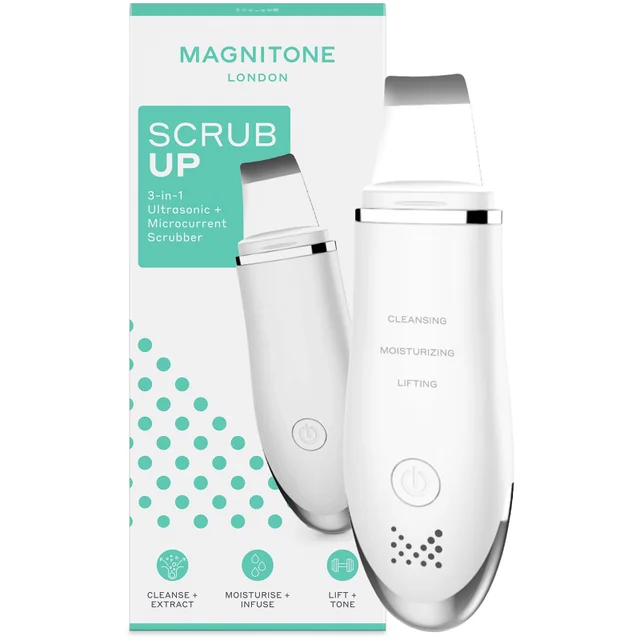 MAGNITONE ScrubUp 3-in-1 Ultrasonic Pore Scrubber and Infuser