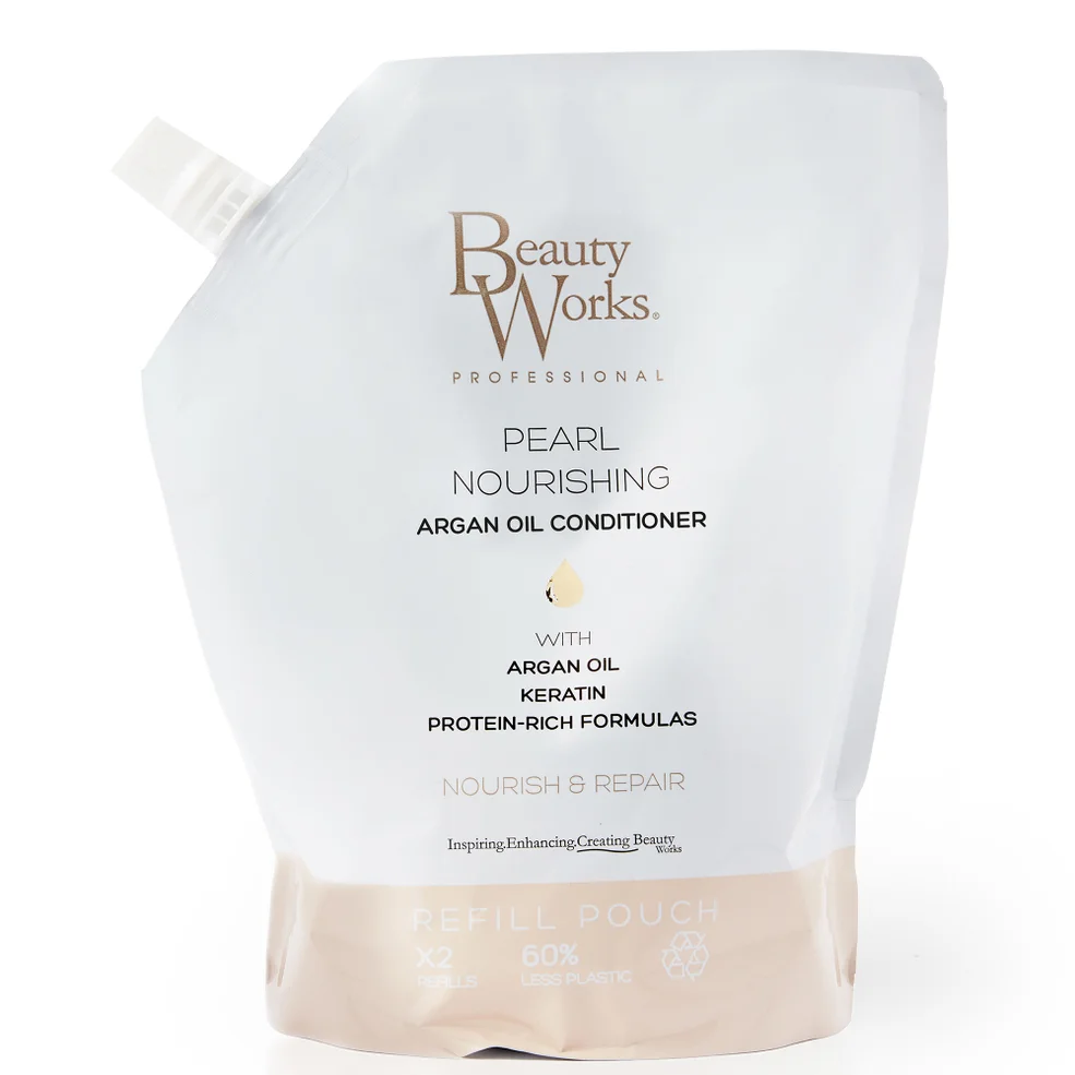 Beauty Works Pearl Nourishing Conditioner Refill Pouch 500ml Image 1