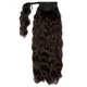 LullaBellz Grande 26" Textured Wave Wraparound Pony Dark Brown