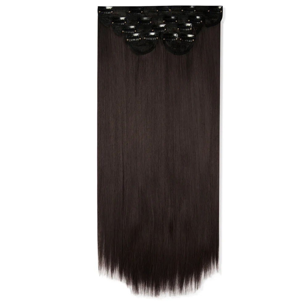 LullaBellz Super Thick 22" 5 Piece Straight Clip In Extensions (Various Shades) Image 1