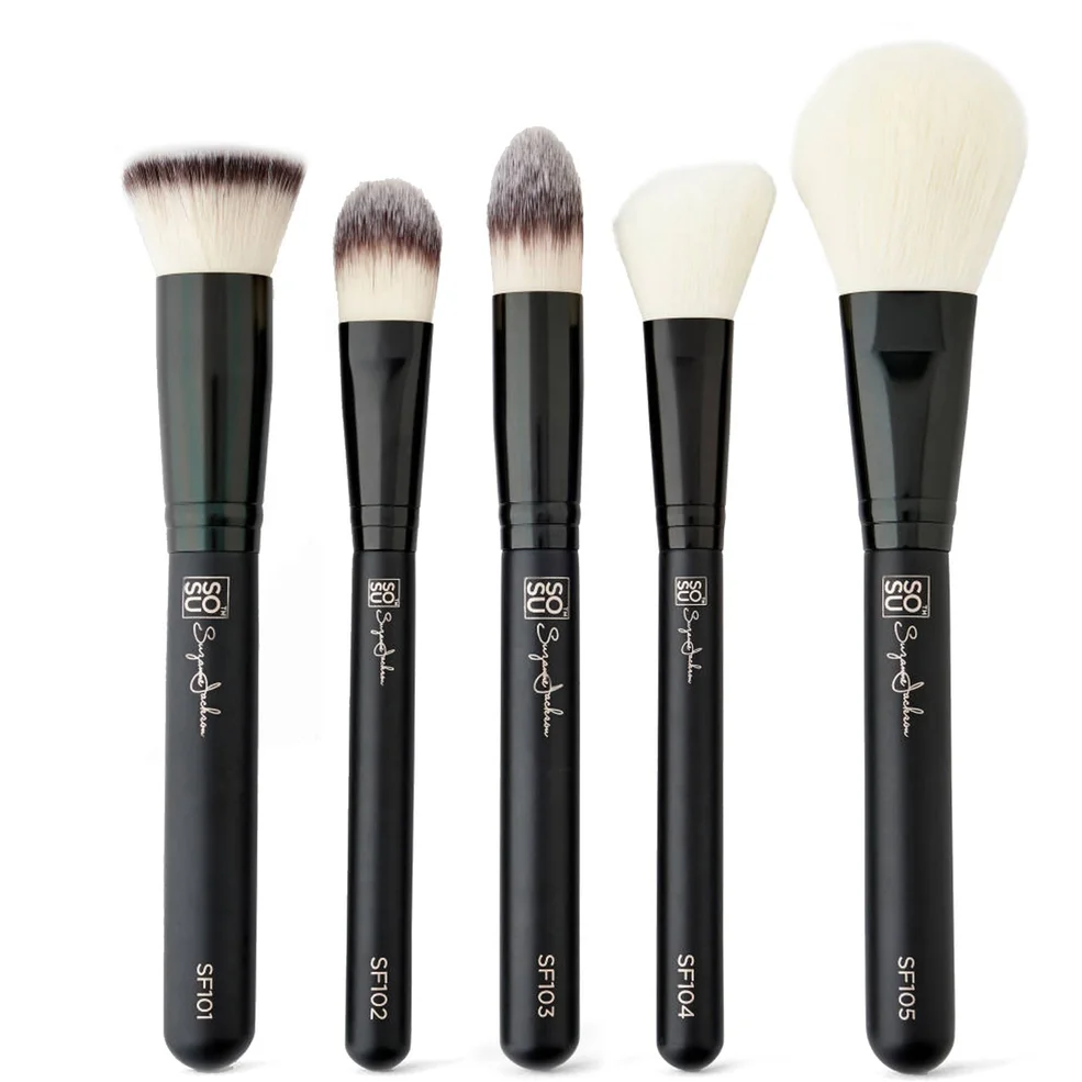 SOSU Cosmetics The 5 Piece Face Collection Brush Set Image 1