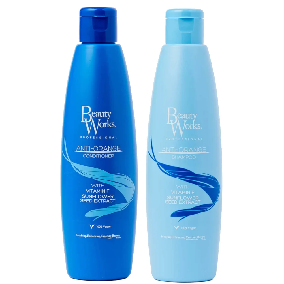 Beauty Works Anti Orange Shampoo and Conditioner Bundle Image 1